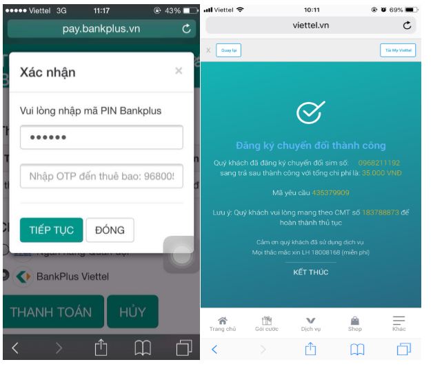chuyển trả trước sang trả sau