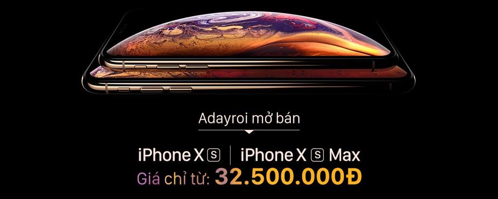 Sắm dế xịn – chọn giá hời (giảm ngay 1 triệu khi mua IPHONEX/XS chính hãng tại ADAYROI.COM)