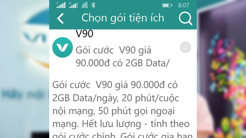 gói V90 Viettel